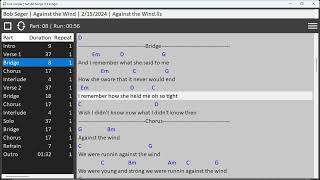 Against the Wind Seger  Chords amp Lyrics  Learn amp Play Along [upl. by Hedwiga]