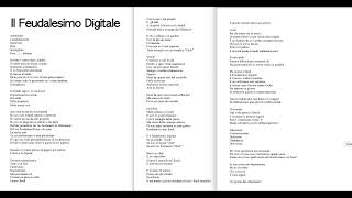 IL FEUDALESIMO DIGITALE Poesia di Daniele Verzetti Rockpoeta® [upl. by Mitinger]