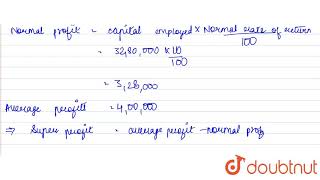 A business has earned average profit of Rs 800000 during the last few [upl. by Barry5]