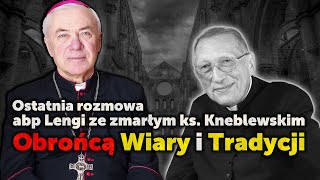 Ostatnia nagrana rozmowa ze śpks Romanem Kneblewskim o łacinie w liturgii i soborze watykańskim II [upl. by Manson549]