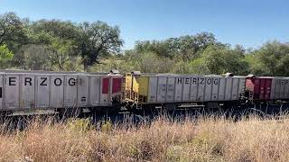 UP Ballast train West of Dunlay TX [upl. by Eyks]