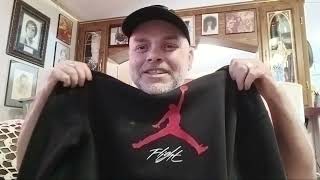 Mens Jordan Fleece Hoodie Pullover Review [upl. by Reisfield]