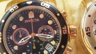 Relogio Invicta Original 00720074 diferencia Original Replica [upl. by Burkley]