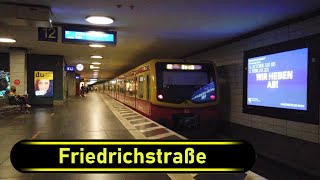 SBahn Station Friedrichstraße  Berlin 🇩🇪  Walkthrough 🚶 [upl. by Giuditta]