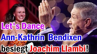 Lets Dance AnnKathrin Bendixen besiegt Joachim Llambi [upl. by Tasha411]