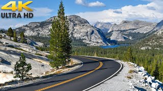 Tioga Pass Scenic Drive Through Yosemite National Park  Sierra Nevada Mountains 4K [upl. by Chouest]