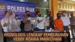 KRONOLOGIS LENGKAP PEMBUNUHAN VEBBY [upl. by Temple]