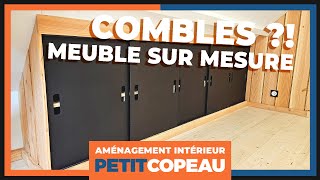 Aménager des combles  meuble et portes coulissantes sur mesure  Rénovation extrême [upl. by Ardni]