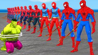 Siêu nhân nhện🔴Spider Man Sword Attacks the Bad Guys Joker Spider Rescues the Spider Bride vs Hulk [upl. by Tnert]