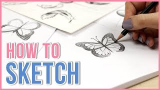 How to Sketch  Sketching Tips for Beginners  Art Journal Thursday Ep 21 [upl. by Rome]