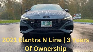 2021 Elantra N Line 3 Years Of Ownership  75000 miles POV Review [upl. by Lettig10]