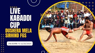 LIVE KABADDI CUP AND DUSHERA MELA SIRHIND FATEHGARH SAHIB 121024 [upl. by Garretson]