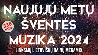 Naujųjų Metų Šventės Muzika • 2024 • Lietuviškos Naujametės Dainos • Rinkinys [upl. by Pavlov]