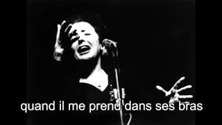 Edith Piaf  La vie en rose 1946 With lyrics [upl. by Nahshu660]