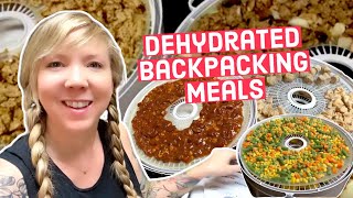 Dehydrated Backpacking Meals for 5 Days  all the food I’m carrying [upl. by Jarietta]