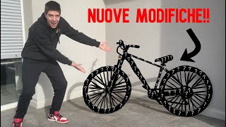 NUOVE MODIFICHE ALLA BICI [upl. by Jocko]