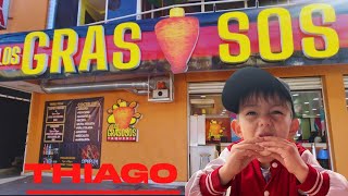 Tacos famosos de TikTok los Grasosos en Tlalnepantla Thiago pop [upl. by Aushoj422]