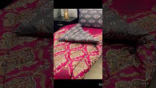 Single bed comforter setcomforterrazaebedsheetiqravlogs youtube [upl. by Viveca]