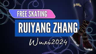 Ruiyang ZHANG CHN  Junior Men Free Skating  Wuxi 2024 [upl. by Evadne]