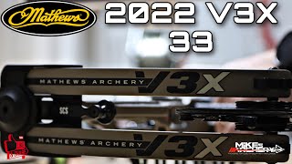 2022 Mathews V3X 33 Bow Review by Mikes Archery [upl. by Lac]