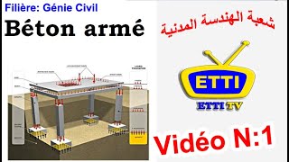 Béton Armé vidéo 1  Caractéristique mécaniques des bétons et aciers [upl. by Akayas]