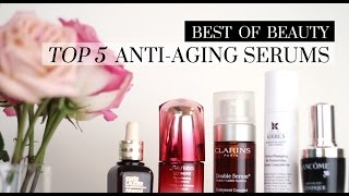 Top 5 Best AntiAging Serums  LookMazing [upl. by Sekofski757]