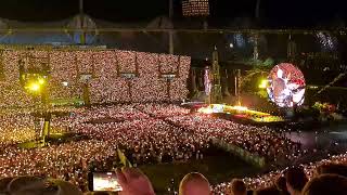 Coldplay live  Olympiastadion Munich 2024  Yellow [upl. by Rexanne218]