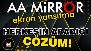 7 Engelsiz AA Mirror Herkesin Aradığı Sorunsuz Ekran Yansıtma Android Auto [upl. by Norward]