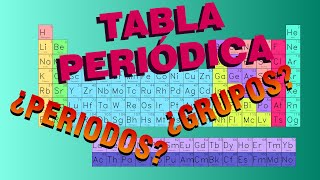 TABLA PERIÓDICA  Organización y Clasificación de los ELEMENTOS [upl. by Nerred]