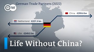 Study says decoupling from China wouldnt spell disaster for the German economy  DW News [upl. by Anewor]