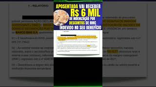 APOSENTADO VAI RECEBER R6 MIL DE INDENIZAÇÃO POR DESCONTO DE RMCRCC [upl. by Mallis]