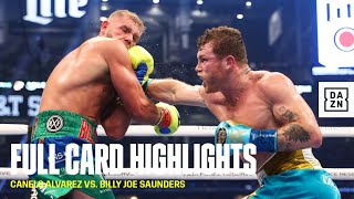 FULL CARD HIGHLIGHTS  Canelo vs Saunders [upl. by Noll800]