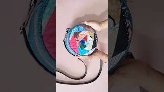 Diy sling bag making scrapfabricprojects patchwork bagmaking slingbag [upl. by Cailly]