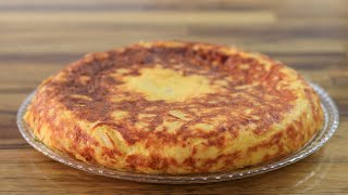 Spanish Omelette Recipe  Tortilla de Patatas [upl. by Lleksah]