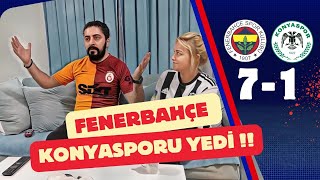 1 ÇİFT TARAFTAR FENERBAHÇE 71 KONYASPOR MAÇINA TEPKİ [upl. by Haeel]