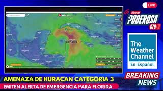 Peligro de huracán para Florida y la Costa del Golfo [upl. by Atteiluj36]