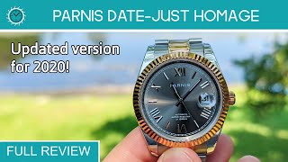 Parnis DateJust Homage Full review [upl. by Gordon504]