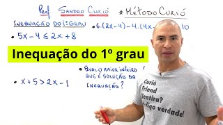 COMO RESOLVER INEQUAÇÃO DO 1º GRAU [upl. by Wallinga591]