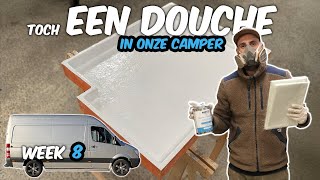 Zelf een douchebak maken in de camper [upl. by Akemor918]