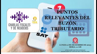 Puntos Relevantes del Buzón Tributario [upl. by Griffie]