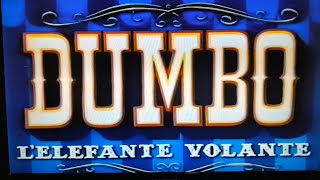 WaltDisney videocassetta Dumbo lelefante volante sigla iniziale anno 1941 [upl. by Assirehs]