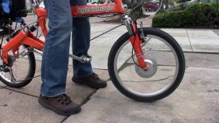 HybridMojo Electric Commuter Folding Bicycle [upl. by Anayra]