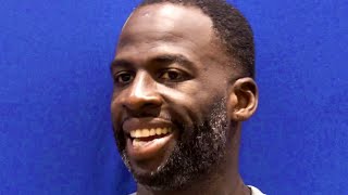 Draymond Green Reacts To 1st Training Camp Without Klay Thompson After Leaving For Mavs [upl. by Anavlis697]