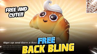 How To Get The FREE Sir Beurre Croissant Back Bling  Fortnite [upl. by Peirsen]