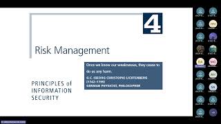 Lecture 5  Information Security Risk Management Fundamentals [upl. by Mou]