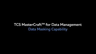 TCS MasterCraft™ for Data Managament Secure Your Sensitive Information with Ease [upl. by Adlesirg901]