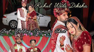 Best Wedding Shoot Rahul Weds Diksha Marriage Shoot 👩‍❤️‍👨 wedding marriage weddingphotography [upl. by Silyhp]