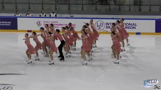 Championnat du monde de patinage synchronisé 2023 à Angers Black Diams programme libre [upl. by Elle]