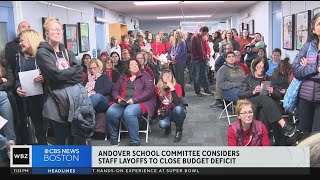 Andover School Committee considers layoffs to close budget gap [upl. by Nathanial]