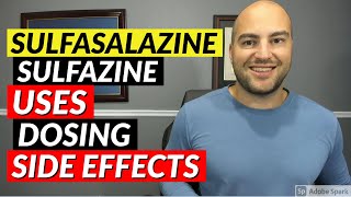 Sulfasalazine Sulfazine  Pharmacist Review  Uses Dosing Side Effects [upl. by Lyndel]